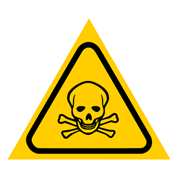 Знак «Карантин», Q13.3 (пластик, сторона 300 мм)