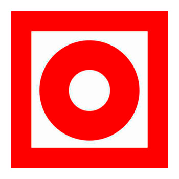 Визуальная пиктограмма «Пожарная сигнализация», ДС48 (полистирол 3 мм, 200х200 мм)