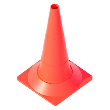 Конус дорожный 520 мм утяжеленный без полос