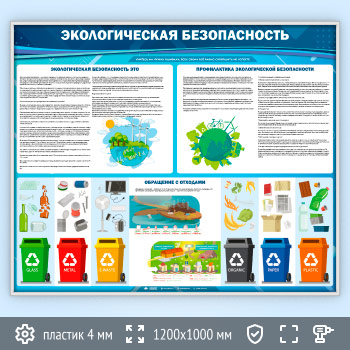 Стенд «Экологическая безопасность» (ECO-04-SILVER)