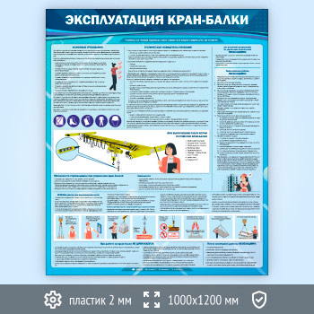 Стенд «Эксплуатация кран-балки» (TM-45-ECONOMY)