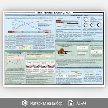 Плакат «Внутренняя баллистика» (ОБЖ-22, 1 лист)