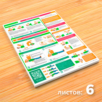 Плакаты «Первая реанимационная и первая медицинская помощь» (М-39, 6 листов)